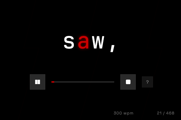 Astrape - RSVP reader